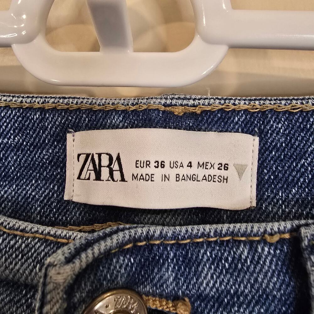 Women's Zara Denim High Waisted Skinny Jeans | Size 4 - Picture 7 of 7